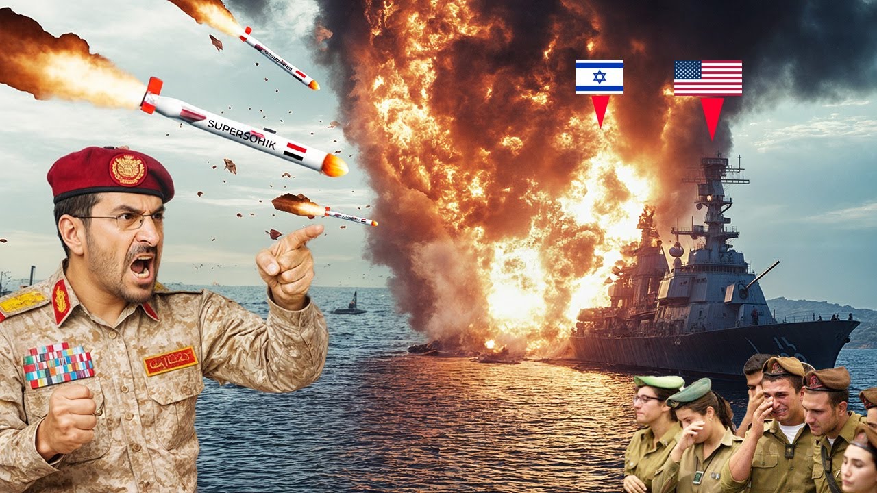 LAGI-LAGI SERANGAN HOUTHI TENGGELAMKAN KAPAL ISRAEL-AS DI LAUT MERAH! Ratusan Angkatan Laut Tew4s?