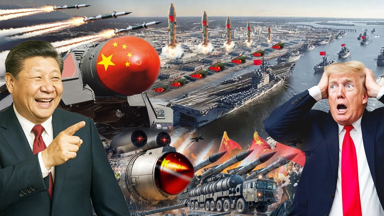 CHINA SIAP PERANG NUKLIR LAWAN AMERIKA!? Kekuatan Militer China Kalahkan AS, TRUMP Panik Ketakutan