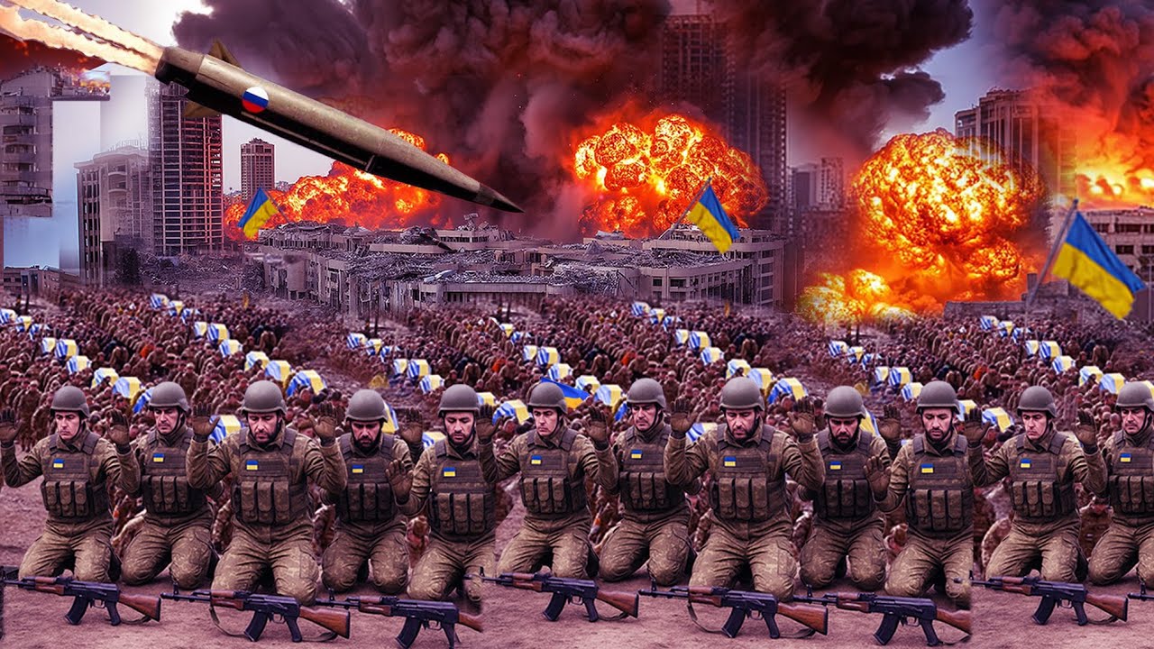PASUKAN UKRAINA MENYERAH DAN MOHON AMPUN! Rusia Lancarkan Serangan Brutal Membakar Kota kyiv
